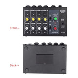 Am-228 Ultra Compact Audio Sound Mixer Mixing Console Dj Sound Equipment Home Music Studio Low Noise 8 Channels 6.35Mm Interface