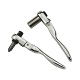 Mini 1/4 Inch 72-Tooth Double Headed Ratchet Wrench Hand Tools Repair Tool Screwdriver Bit for Tight Spaces