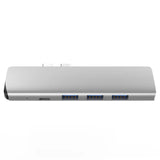 With hub 3.0 2.0 TF SD card reader slot PD, 3.1 Type-C to HDMI adapter 4K Thunderbolt USB C hub, suitable for BookPro Air