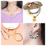 Alphabet Bead Box Beaded With Accessories Materials For DIY Keychain Bracelet Making Kit