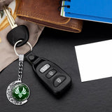 Genshin Impact Keychain Anime Vision God's Eye Key Chain 360 Degrees Rotated Moon Pendant Accessories Bag Pend