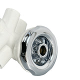 Φ90mm Cover 32mm Water-in ABS Chromed Cap PVC V- Shaped Base Massage Bathtub Bubble Hot Tub Water Jet Nozzle