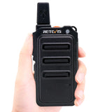 RT19 mini ultra-thin walkie talkie portable [two sets with one to two charging cables]