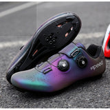 Locked men, repairing leisure locking mountain road bikes, and hard soled power assisted cycling shoes for women