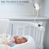 Clip Mount Stand Compatible with Infant and DXR-8 PRO Baby Monitor Camera Holder Flexible Twist Attaches Crib Cot Shees