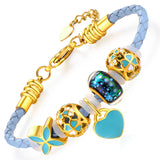 Creative Four Leaf Turf Rope Bracelet Women's Fashion