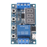 10X HW-521 Digital Time 1 Way Relay Trigger Cycle Timer Delay Switch Circuit Board Timing Control Module