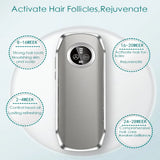Electric Massage Laser Comb Brush with EMS & RF Phototherapy Scalp Massager Comb for Hair Growth,Anti Hair Loss Head Care Tools