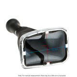 New 5 Speed Gear Shift Knob Gaitor Boot Black PU Leather Replacement for VW Golf Bora Jetta GTi 4 1999-2004