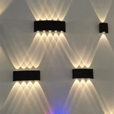Hot Sale Wall-mounted Up And Down Lamp 4w 6w 8w 10w Waterproof Garden Porch Sconce Lighting Modern Outdoor Led Wall Light