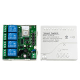 4CH Tuya Zigbee Smart Switch Module 85-250V Relay Smart Home Remote Control Works With Gateway For Alexa Google Home Replacement