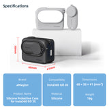 Sports Silicone Protective Case Cover with Lanyard Neck Strap Shock-Proof for Insta360 GO 3S Camera Accessories
