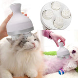 Intelligent electric head pet cat massager relieves pressure at acupoints promotes blood circulation and hair growth