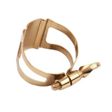 Single Screw Adjustment Saxophone Compact Durable Ligature for soprano saxophone/Alto Saxophone/tenor saxophone
