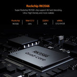 HK1 RBOX R3 Android 11.0 TV 4GB RAM 64GB ROM RK3566 Support 8K HD 2.4G/5G Dual WiFi 1000M BT4.0 Set Top Box