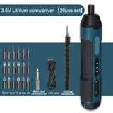 1300MAH Rechargeable Cordless Electric Screwdriver Set 3.6V Power Screwdrivers Drill 4 Torque Screw Driver Household Repair Tool
