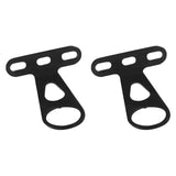 2x Front Holder Mounting Brackets Metal Supporting Rac Bike Basket Installation for Hardware Cycg Riding