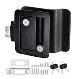 DaierTek Trailer Camper Entry RV Lock Replacement Double Open With Deadbolt Computer Key Door Handle