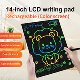 35.56 Cm LCD Drawing Colorful Tablet For Kids Toy Painting Tool Electronic Writing Board Handwriting