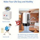 1pc, 18.93 L Water Dispenser, USB Charging Universal Fit Water Bottle Pump For Drinking Water Portable Automatic Electric Pump Switch For 7.57 - 18.93 L Jugs,  For RV Outdoor Camping Picnic Office Travel Home Office School