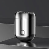 Electric Washable Magnetic Dual Head Mini Portable Usb Rechargeable Men's Travel Razor