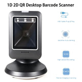 Barcode Scanner Omnidirectional Desktop Automatic Sense 1D 2D QR Data Matrix Bar code Reader for Supermarket Retail Payment