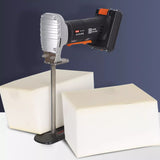 Commercial Electric Reciprocating Foam Rubber Sponge Cutting Saw.