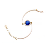 Neptune Natural Kyanite Crystal Geometric Bracelet
