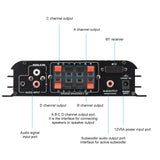 S-299 Mini 4.1 Stereo Power BT Portable Car and Home Dual-use 4*40W Remote Control Audio Amplifier