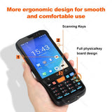Android 9 Handheld Data Collector WiFi 4G Bluetooth Bar Code Reader 1D 2D QR PDF417 Touch Screen Terminal PDA
