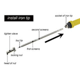 KSGER Mini STM32 V3.1S OLED T12 Soldering Iron Station DIY Plastic 907 9501 Handle Electric Tools Quick Heating T12 Iron Tips 8s Tins