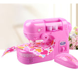 Mini Electric Sewing hine Pretend Play Toy for Kids Children Girls Birthday Christmas Creative Gift Educational