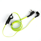 Green Fashion Noodle style earbud headphone K plug for KENWOOD Baofeng BF888s UV5R UV82 Wouxun TYT Pu etc walkie talkie