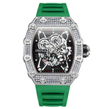 2022 New Fashion Diamond Design Watch Men's ONOLA Casual Waterproof Tape Quartz Watch Relogio Masculino Clock