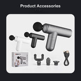 2024NEW WMARK NG-SM003 Mini USB Electric Impact Fiess Equipment Fascia Relaxation Muscle Massager Neck Film Gun