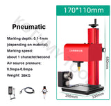 Signage Nameplate Marking 170x110 250x150 300x200mm Pneumatic Electricity Desktop Engraving hine for Metal Part