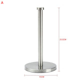 Stainless Steel Kitchen Roll Paper Towel Holder Bathroom Tissue Stand Napkins Rack Home Kitchen Storage Paper Towel Stand