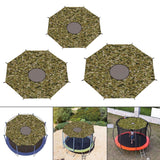 Sunshade Trampoe Top Cover Rainprooccessories Waterproof Sturdy Awning for Outdoor Backyard Playground