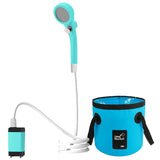 Portable Digital Display Electric Shower Pump with 6000mAh Rechargeable Battery for Hiking Travel Beach Pet Watering