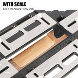 Wood Door Hidden Gate Slotting Lock Guide Plate Locator Hinge Hole Opener Woodworking With Spanner Positioning Slotter