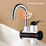 Electric Heater Tankless Instant Faucet Cold Hot Water with LED Display for Kitchen Bathroom