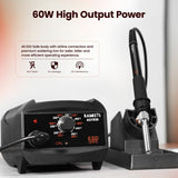 [EU Direct]KAIWEETS KOT936 Soldering Iron Station 60W Adjustable 200℃-480℃ ESD Safe Ceramic Core with Detachable Workbench Top Rated Welding Kit