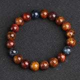 Women's And Men's Single Circle Colorful Pattern Ball Bead Bracelet