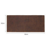 PU Leather Portable 80X40cm Non-Slip Mouse Pad Retro Heat Insulation Oversized Desk Mat For Laptops And Desktops