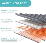 220V 150W Household Pad Heating Cover Warm Up Blanket Flannel Single Double