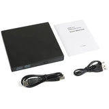 Suitable for Windows 98/8/10 laptops Pc Portable USB External Dvd Cd player RW Disc burner Combo drive Card reader Sui