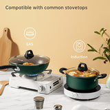 1pc Saucepan, Soup Pot, Non Stick Pot, Double Ear Stew Pot, Multi-purpose Pot For Cooking Soup And Noodles