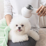 Low Noise with Slicker Brush Portable Hair Blower Adjustable Temp Blow Dryer for Cat Dog Pet Grooming Tool