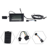 New Practical LCD S900 Display Speed Control Panel SM Plug Scooter UART 24/36/48V ABS Black Electric Bicycle