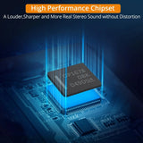 Neoteck HiFi Headphone Amplifier Bluetooth 5.0 Receiver Portable 3.5mm Audio Earphone Amp Components For Phones Computers